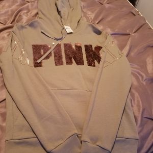 Pink bling hoodie